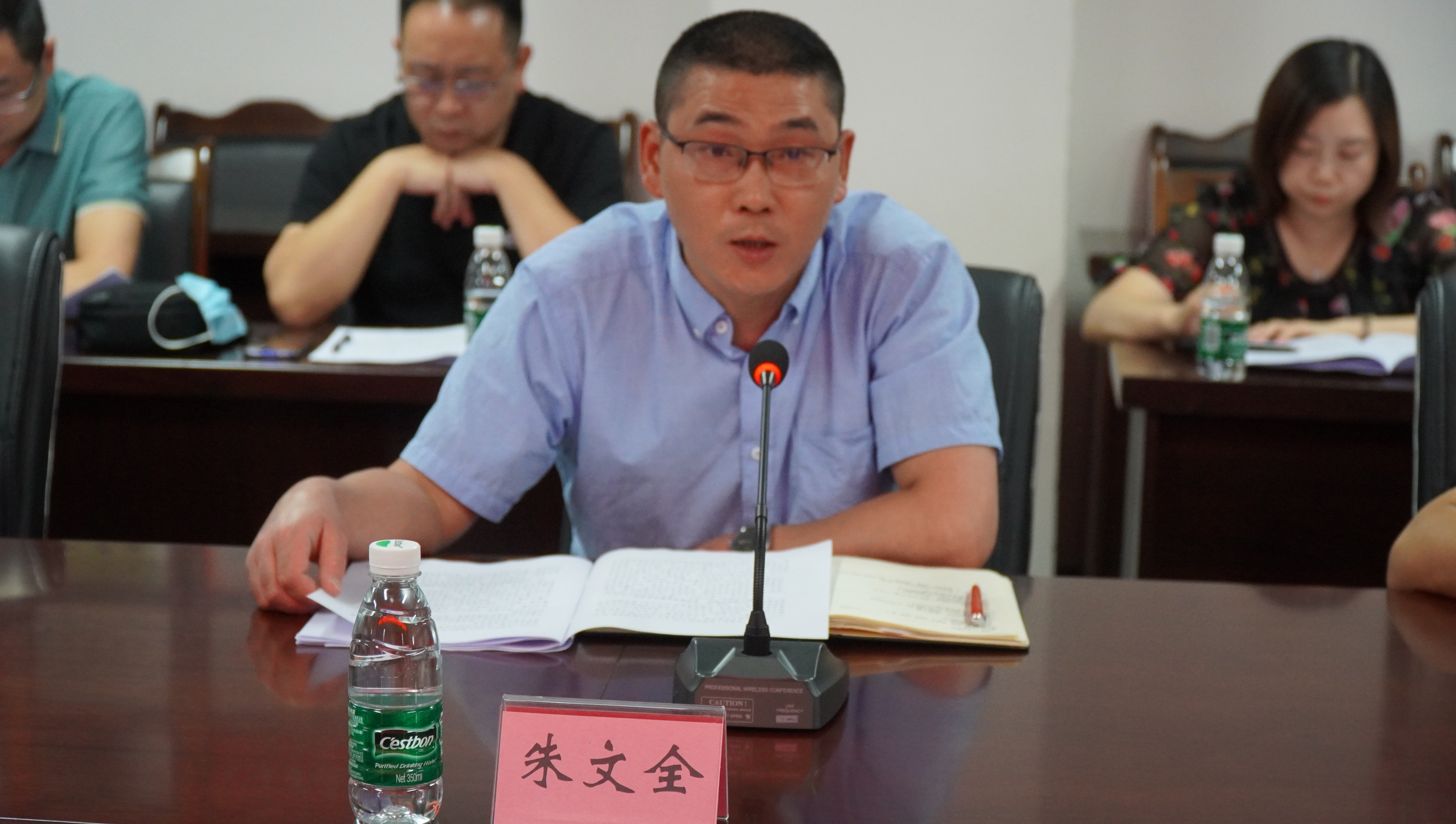 5月28日下午,市政协教文卫体委主任岳仲文率队来犍开展"